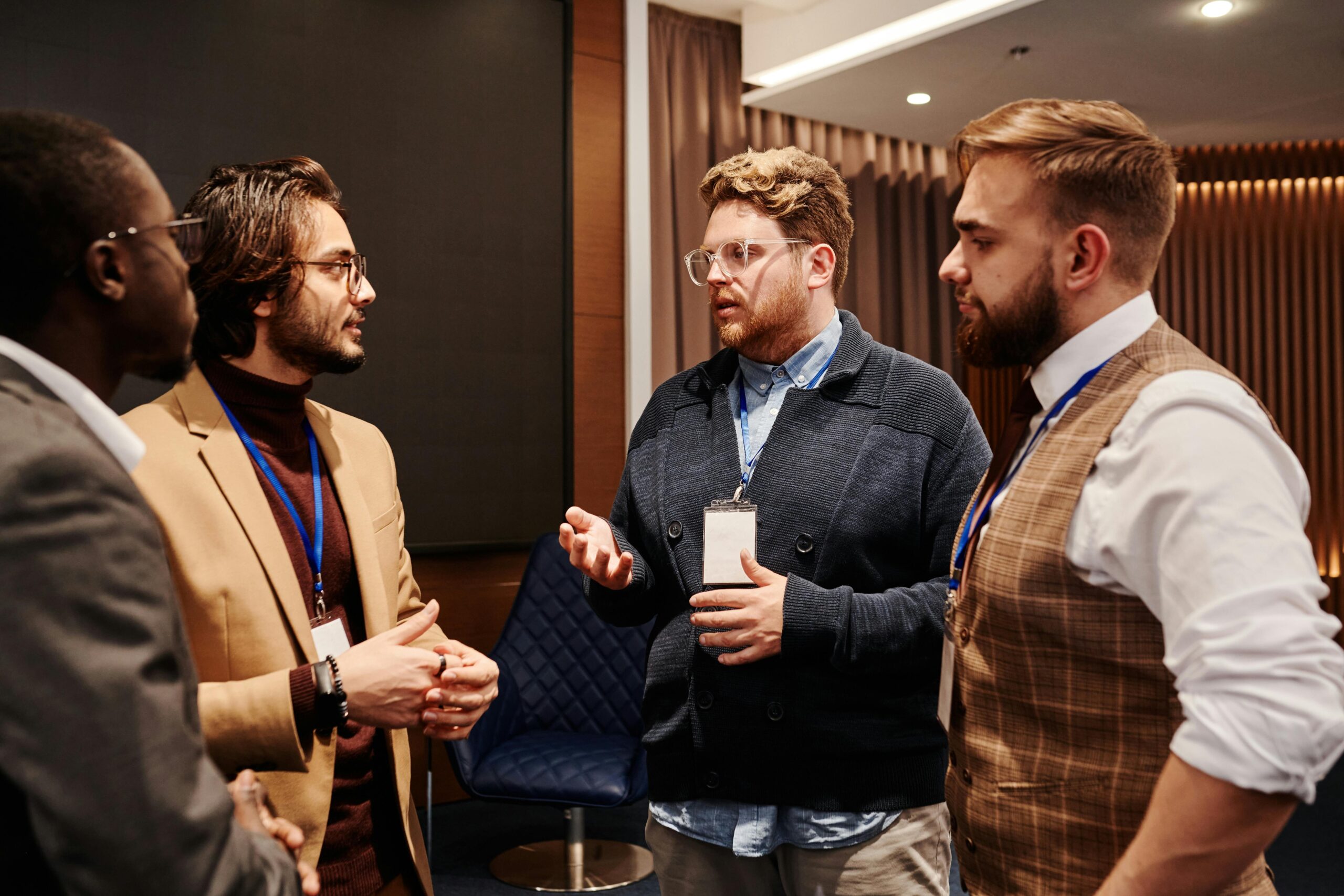 Professionals networking
